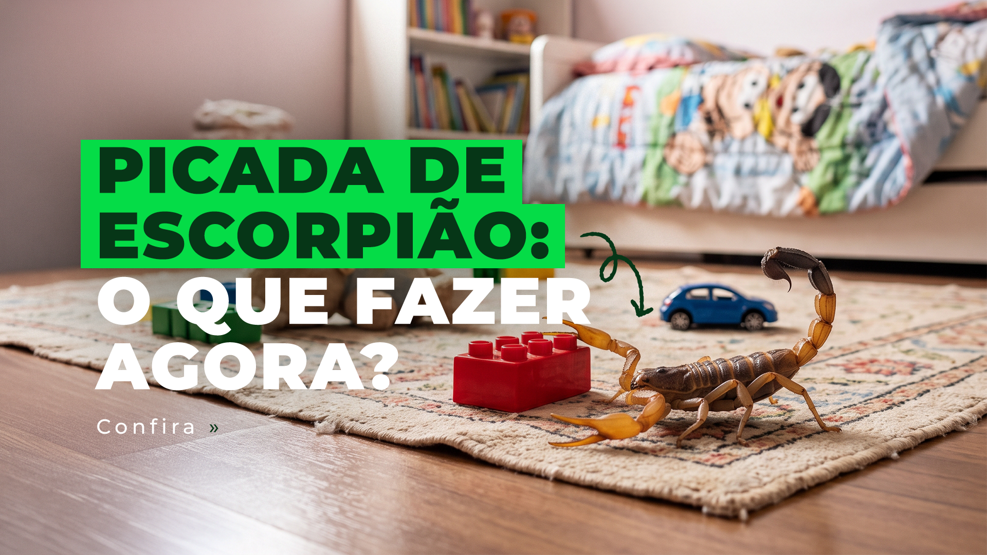 Meu filho foi picado por um escorpião: o que fazer imediatamente